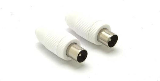 G&bl Antenna 9,5 Plug White 2pcs