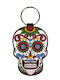 Embroidered Muertos Keychain Key Holder