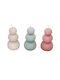 Decorative Herbal Aromatic Candle Round Soy 12.5cm 17067 Mint Green