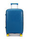Amber Large Hard Travel Suitcase with 4 Wheels Height 75cm