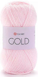 YarnArt Gold Μεταλλικό Μεικτό Ροζ 100gr