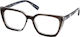 Eyelead Reading Glasses +2.25 in Black Colour E 267