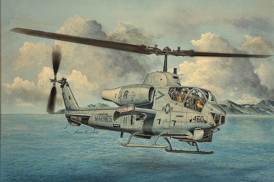Trumpeter Ah-1w Super Cobra Gedrehter Auspuff Maßstab 1:35 05117