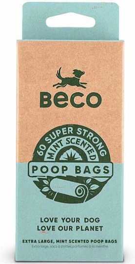 Beco Eco Friendly Σακούλες Υγιεινής Άρωμα Μέντας 8ρολά/120τμχ Μονόχρωμο