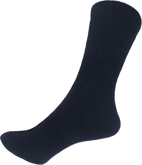 Herren Jagdsocken Frottee Militär Wolle Einfarbig 1 Paar Nr.41-46 Dunkelblau