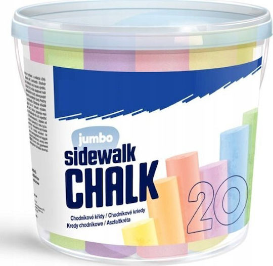 Hârtie Mfp Kreda Chodnikowa Oval 20 Bucăți Amestec De Culori 6320136