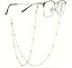 Brillenkette Stahl – Gold