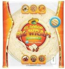 El Sabor Tortilla Big Wraps 255gr 4 Stück