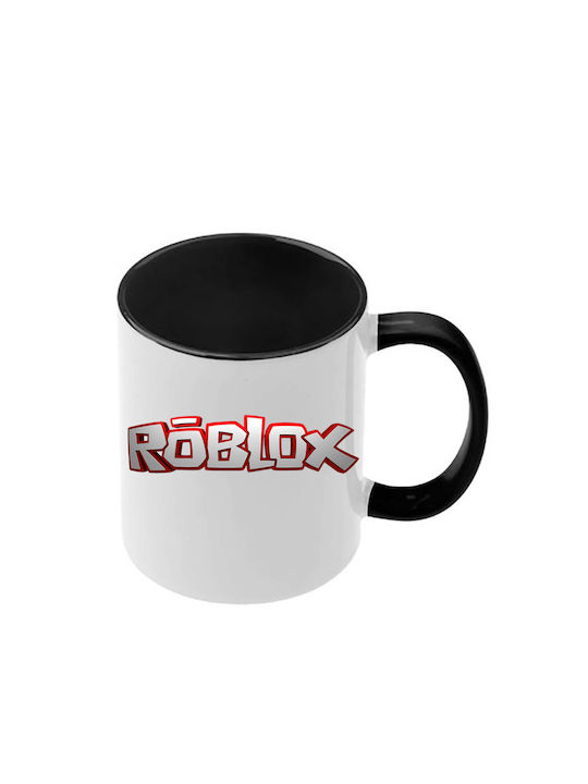 Roblox Tasse Schwarze Griff Innenseite