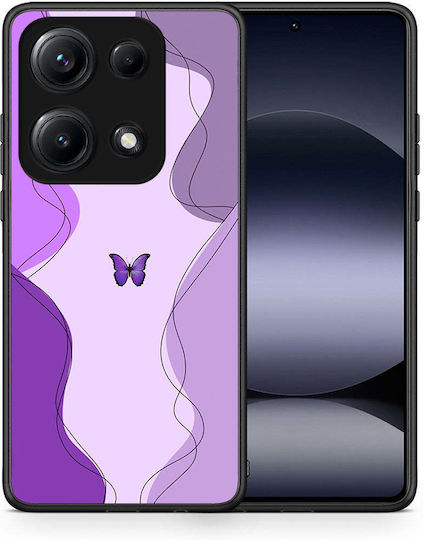 Лилава Калъфка Mariposa Xiaomi Redmi Note 14s