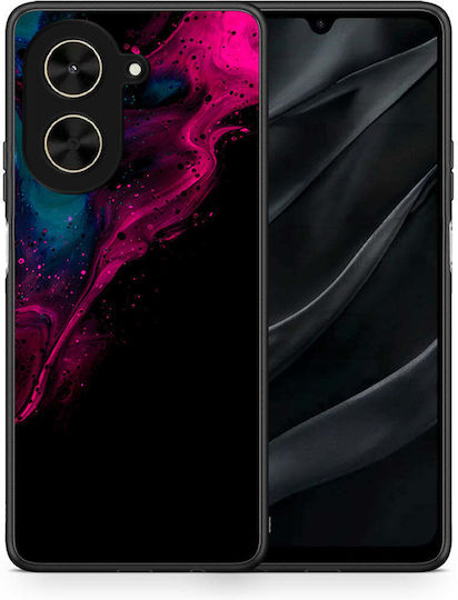 Watercolor Pink Schwarz Xiaomi Poco C71 Handyhülle