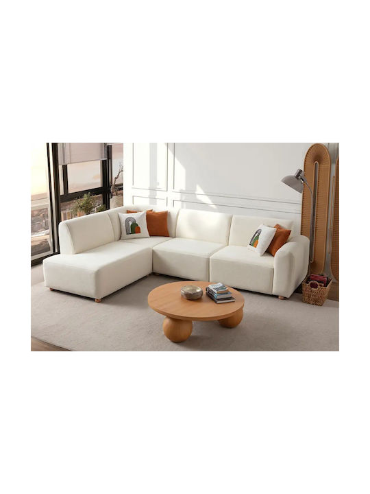 Loft Corner Couch with Left Corner White 290x20...