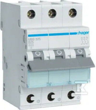 Mcb Power Switch Icn=6000a 3p B 25a Quickconnect Mbs325