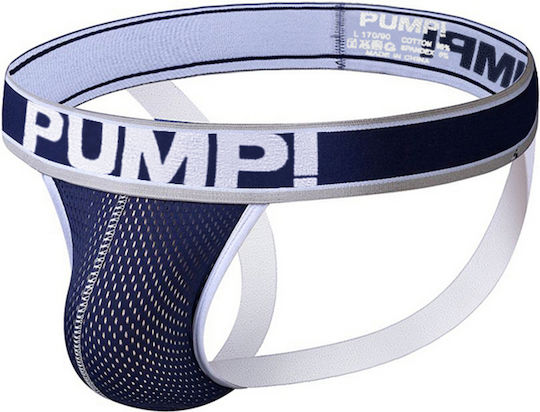 Pump Addicted Herren Sexy Unterwäsche Jockstrap Blau