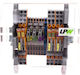 Lpw Șină De Măsurare Paralelă 13 Piste 60v Ac 847-105/060-1000