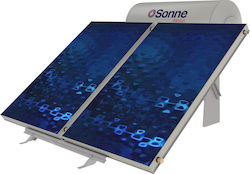 Sonne Atlas Ηλιακός Θερμοσίφωνας 200lt Glass Διπλής Ενέργειας 3τ.μ. Χαμηλού Ύψους Επιλεκτικός