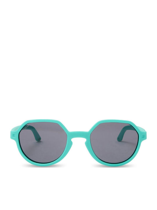 KiETLA Unbreakable Round Baby Sunglasses Blue for 1-2 Years