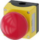 Dome Safety Button Red In Housing 1nc 1no Odbl By Train Sirius Act 3su1801-2ng00-2aa2