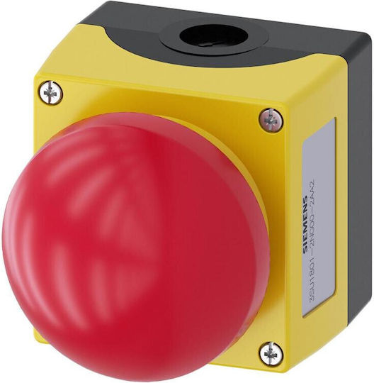 Dome Safety Button Red In Housing 1nc 1no Odbl By Train Sirius Act 3su1801-2ng00-2aa2