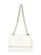 Bvolturi Leather Women's Shoulder Bag White