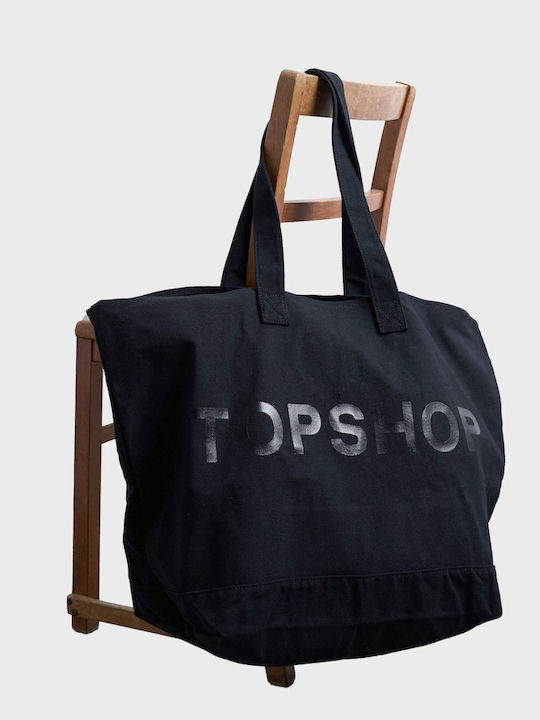 Topshop Geantă Tote de Mână Neagră