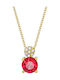 Kiriakos Gofas Solitaire Necklace From 9 K Red Gold