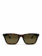 Fendi Unisex Γυαλιά Ηλίου με Καφέ Ταρταρούγα Κοκκάλινο Σκελετό και Πράσινο Φακό FE-FE40093I-52E