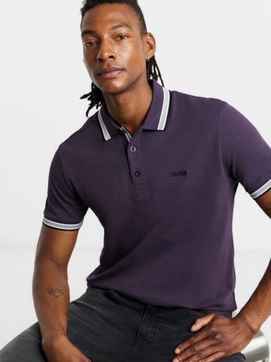 Boss Paddy Polo Μπλούζα Dark Purple