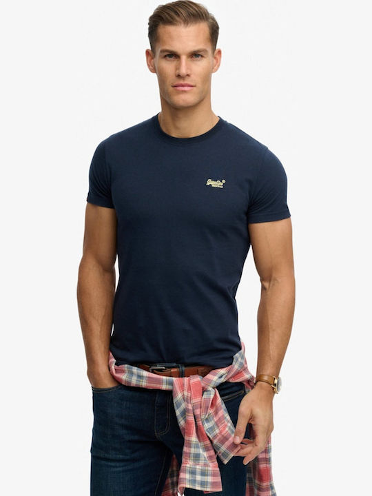 Superdry Tricou Sport Nautical Navy/Yellow