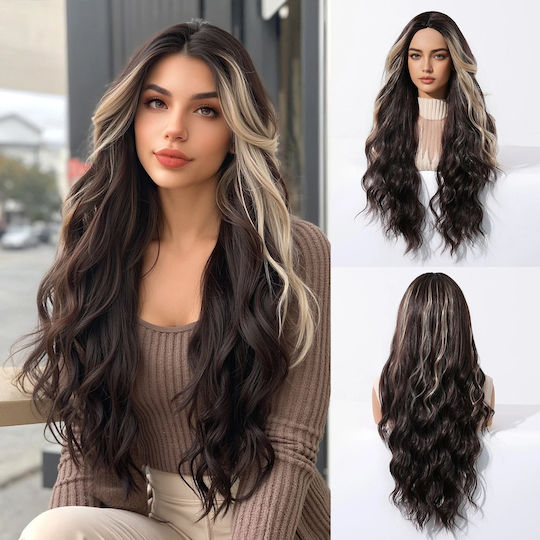 Animis Beauty Perucă Cu Păr Sintetic În Culoare Castanie 65cm
