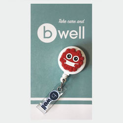 B-Well Badge Virus Kartenhülle