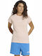 Women's Sports T-shirt Beige