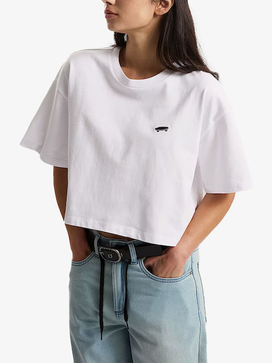 Vans W Salton Women's Crop T-shirt White