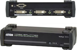 Aten 2-port Dvi Dual Link Audio Splitter & Rs-232 Aten 2-port Dvi Dual Link Audio Splitter & Rs-232