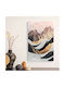 Megapap Abstract Mountain Gemälde auf Segeltuch 70x100cm