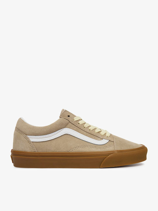 Vans Old Skool Herren Sneakers Gum Silber