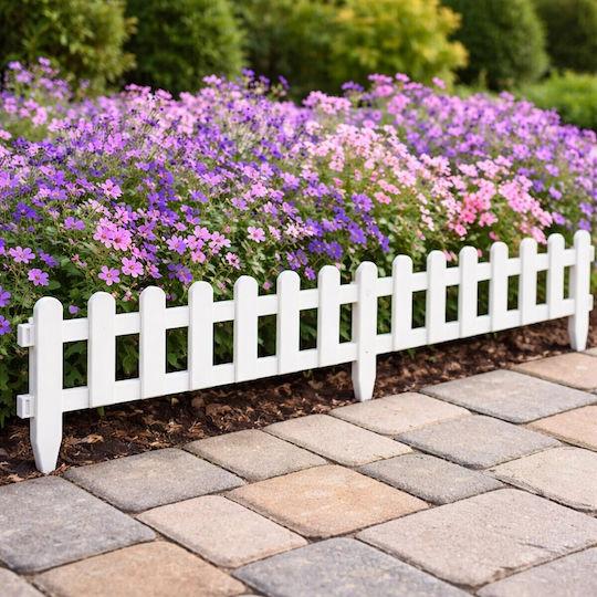 Showood Gartenhecke in Weißer Farbe 89x29cm