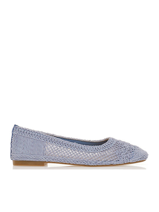 Tsoukalas Women's Ballerina Shoes in Blue Color