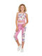 Kids Set with Leggings Summer 2 Pieces Lilac