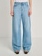 Women's Jean Pants in Wide Leg Style