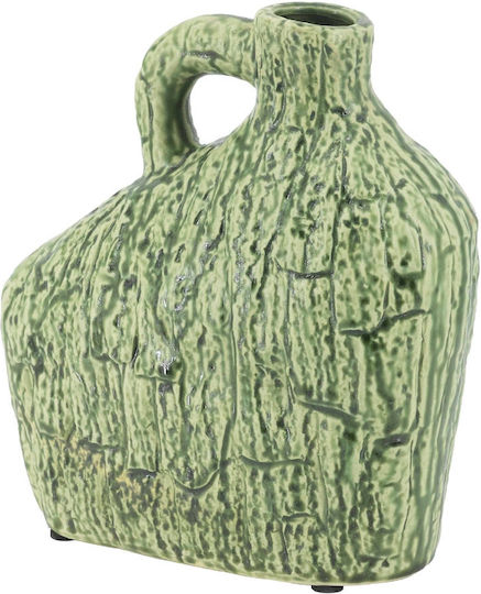 Artekko Decorative Ceramic Vase Bliss Green 20.5x8xH21cm