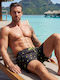 Men's Swimwear Shorts Black 9182-Black