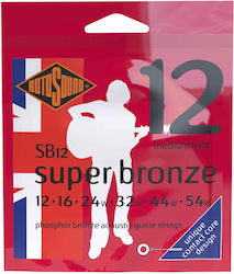 Rotosound Saiten Akustische Gitarre Super Bronze Sb12 12-54 Rotosound Saiten Akustische Gitarre Super Bronze Sb12 12-54