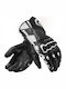 Rev'IT Argon 3 Men's Leather Motorcycle Gloves Black/White