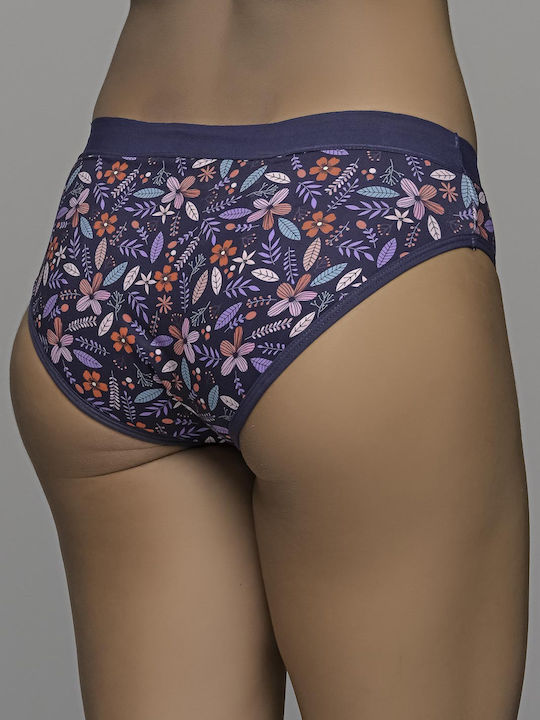 Milena by Paris Damen-Slip Menstruell Blau 8540...