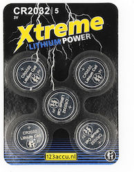 WS Xtreme Power Uhrenbatterien Lithium CR2032 3V 5 Stück WS Xtreme Power Uhrenbatterien Lithium CR2032 3V 5 Stück