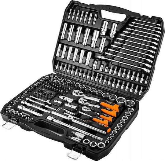 Neo Tools Werkzeugkoffer mit 216 Werkzeugen