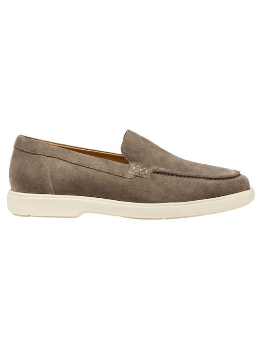U Spherica Men's Moccasins in Gray Colour