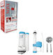 Toilettschwimmer Komplettset 24cm Integrierter Mechanismus 0235031