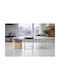 Galifas General Use Glass Jar with Airtight Lid Transparent 1300ml 1 Piece